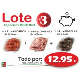 LOTE especial Embutidos